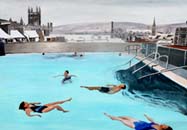 Blue pool